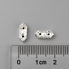 Brass Middle East Rhinestone Bridge Spacers RSB021NF-2-4