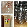 10Strands 10 Colors Transparent Glass Beads Strands EGLA-TA0013-24D-10