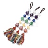 Geometry Shape Chakra Hanging Ornament AJEW-I059-05-5