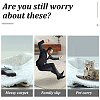 AHADEMAKER 16Pcs 2 Colors PU Self Adhesive Non Slip Carpet Stickers FIND-GA0005-64-6