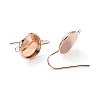 304 Stainless Steel Earring Hooks STAS-F271-01C-RG-3