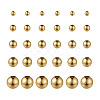 400Pcs 5 Style 304 Stainless Steel Beads STAS-MP0001-10-3