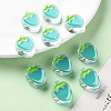 Transparent Enamel Acrylic Beads TACR-S155-003G-6