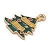 Christmas Theme Alloy Enamel Pendants ENAM-Z019-01H-2