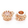 Brass Micro Pave Cubic Zirconia Charms KK-S356-772J-2