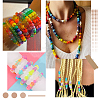 540Pcs 9 Colors Transparent & Luminous Plastic Beads KY-SC0001-85-6