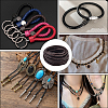 5M Braided Round PU Leather Jewelry Cord OCOR-GF0004-96B-02-4