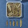 60Pcs Tibetan Style Alloy Pendants TIBEP-FS0001-19-7