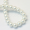 Baking Paint Pearlized Glass Pearl Round Bead Strands X-HY-Q330-8mm-01-4