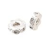 Brass Micro Pave Clear Cubic Zirconia Beads KK-K300-06A-S-1