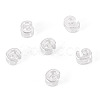 6Pcs 925 Sterling Silver Hollow Initial Beads STER-TA0001-53G-2