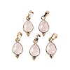 Natural Rose Quartz Faceted Pendans X-KK-L218-004G-03-1
