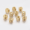 Ion Plating(IP) 304 Stainless Steel European Beads STAS-J022-051G-2