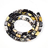 Natural Yellow Turquoise(Jasper) Beads Strands G-N346-01A-15-3