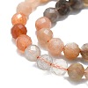 Natural Multi-Moonstone Beads Strands G-P457-A03-24-2