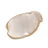 Chakra Natural Dyed Agate Piece Hanging Ornament HJEW-R126-01H-2