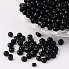 6/0 Opaque Colours Round Glass Seed Beads X-SEED-A010-4mm-49-1