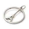 Non-Tarnish 304 Stainless Steel Pendants STAS-C086-05E-P-2
