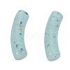 Marbled Stone Style Opaque Acrylic Beads X-OACR-G009-04A-2