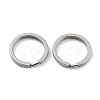 Non-Tarnish 304 Stainless Steel Split Key Rings STAS-Q314-01A-P-1