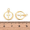 925 Sterling Silver Ring with Cross Pendants STER-N016-103G-3