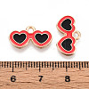 Beach Theme Alloy Enamel Pendants ENAM-T022-33N-3