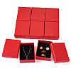 Rhombus Textured Cardboard Gift Storage Boxes LS-CON-TAC0010-03A-04-3
