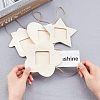 Natural Poplar Wood Hanging Photo Frame ODIS-FG0001-12-3