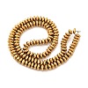 Electroplate Non-magnetic Synthetic Hematite Beads Strands X-G-J160-D-02-2