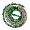 Transparent Gradient Color Glass Beads Strands GLAA-H021-01A-44-4