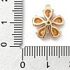 Brass Micro Pave Cubic Zirconia Pendants KK-S514-02E-G-3