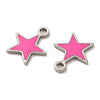 304 Stainless Steel Enamel Pendants LS-STAS-M308-13P-02-2