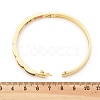 Brass Micro Pave Cubic Zirconia Hinged Bangles for Women BJEW-K274-08G-5