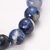 Natural Sodalite Beaded Stretch Bracelets BJEW-Q692-59-8mm-2