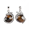 Mixed Natural Gemstone Pendants GP471-M-3