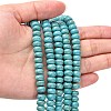 Synthetic Turquoise Beads Strands TURQ-G109-8x5mm-06-4