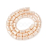 Electroplate Opaque Glass Imitation Pearl Beads Strands EGLA-H113-07B-2