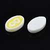 Opaque Resin Cabochons CRES-S302-59B-3