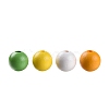 160Pcs 4 Colors Farmhouse Country and Rustic Style Painted Natural Wood Beads WOOD-LS0001-01J-2