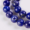 Natural Lapis Lazuli Beads Strands G-K254-01-12mm-5