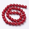 Natural Mashan Jade Round Beads Strands G-D263-10mm-XS31-3