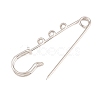 Iron Safety Pins Brooch Findings IFIN-Z005-02P-02-2