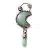 Natural Green Aventurine Big Pendants G-M383-25A-2
