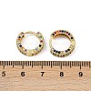 Brass Micro Pave Colorful Cubic Zirconia Hoop Earrings EJEW-S277-09G-B-5
