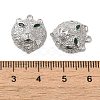 Brass Micro Pave Green Cubic Zirconia Pendants KK-G481-08P-3