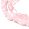 Natural Madagascar Rose Quartz Beads Strands G-G018-13B-3