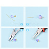 Brass Ball Head Pins KK-YW0004-03B-P-3