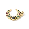 Brass Micro Pave Cubic Zirconia Pendants KK-K403-02G-01-2