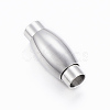 Tarnish Resistant Smooth 304 Stainless Steel Magnetic Clasps with Glue-in Ends X-STAS-H402-18P-4mm-1