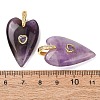 Natural Amethyst Pendants GG-CBA51ED-03G-09-2
